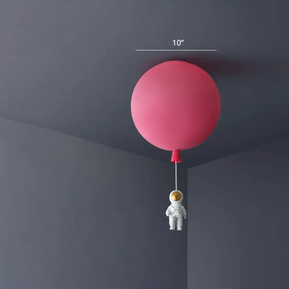 DecorBites™ Emerson - Balloon & Astronaut Ceiling Lamp - Kids Acrylic Pendant Light