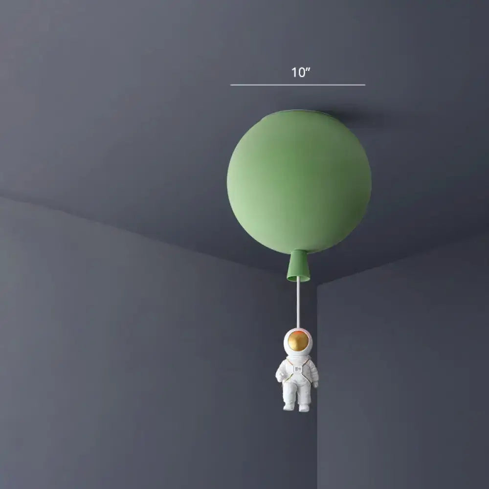 DecorBites™ Emerson - Balloon & Astronaut Ceiling Lamp - Kids Acrylic Pendant Light