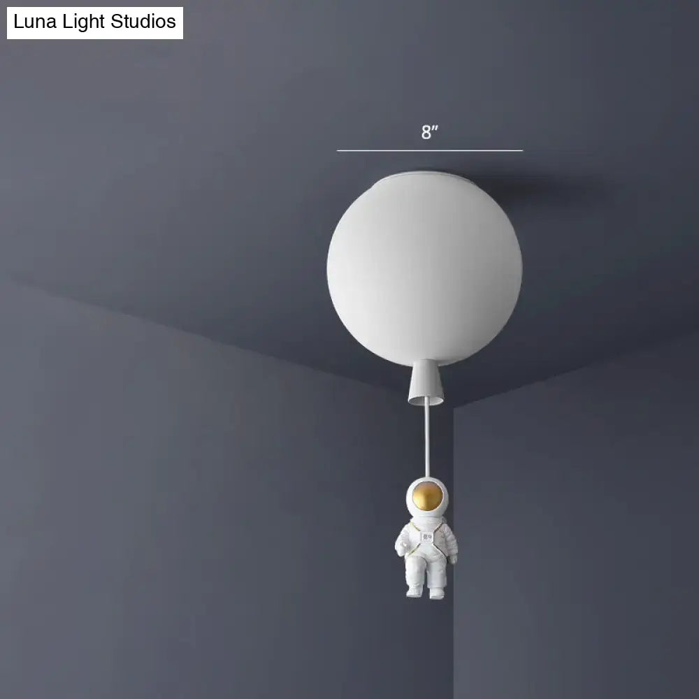 DecorBites™ Emerson - Balloon & Astronaut Ceiling Lamp - Kids Acrylic Pendant Light