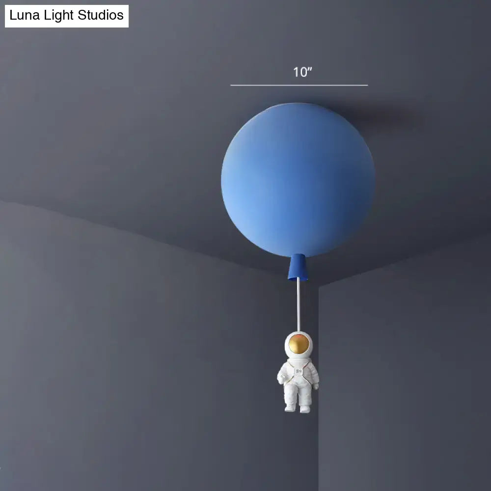 DecorBites™ Emerson - Balloon & Astronaut Ceiling Lamp - Kids Acrylic Pendant Light