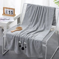 Pink bunny face towel cartoon soft hand decor for bathroom