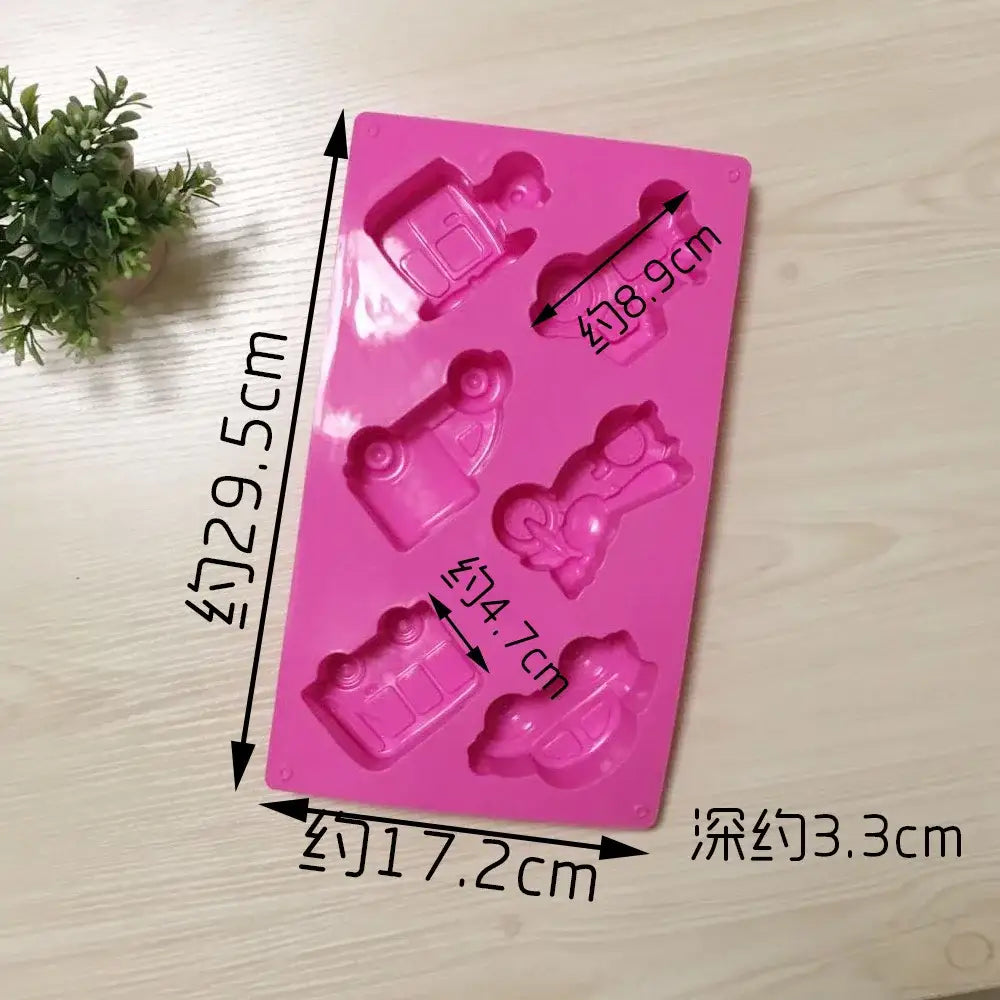 DecorBites™ Creative Airplane Car Motorcycle Cake Mould for Kids Birthday Cake Decor
