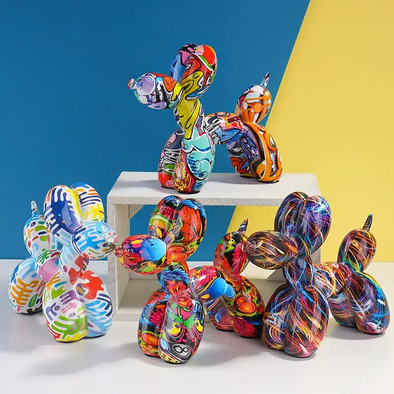 DecorBites™ Balloon Dog Sculpture: Pop Art Decorative Figure for Home - Animal Statue