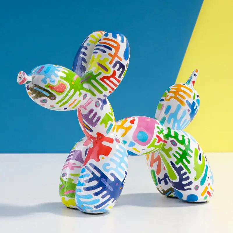 DecorBites™ Balloon Dog Sculpture: Pop Art Decorative Figure for Home - Animal Statue