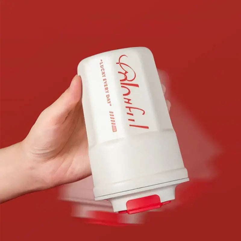 Portable 400ml coffee thermos bottle – kitchen shaker cup
