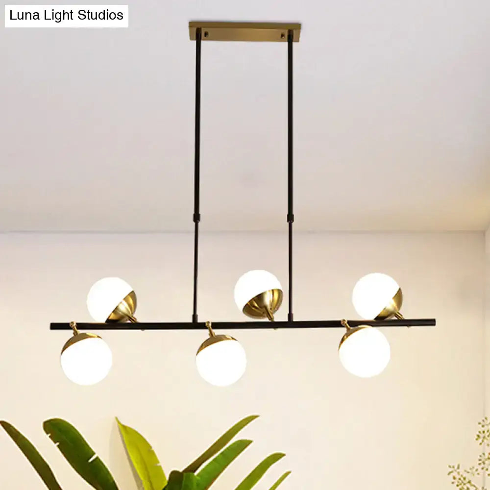 Postmodern black & gold island ceiling light kitchen pendant