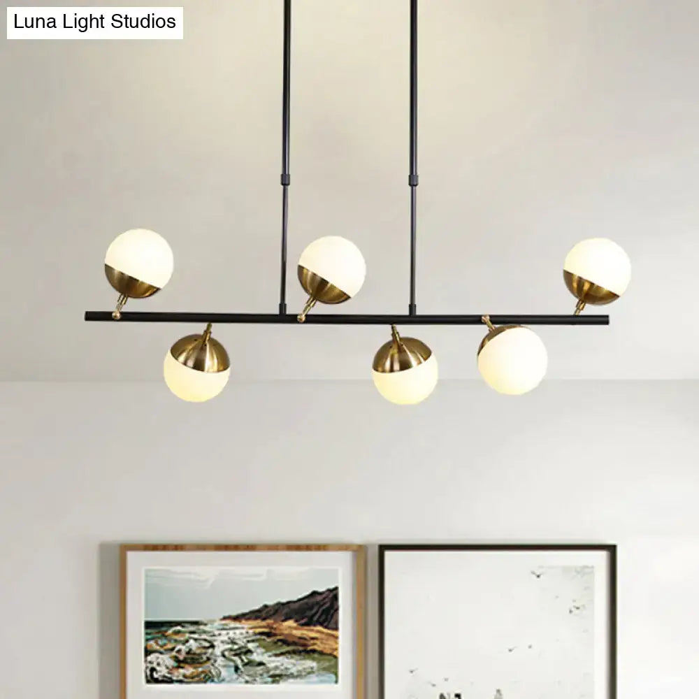 Postmodern black & gold island ceiling light kitchen pendant