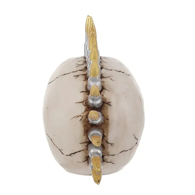 DecorBites™ 15cm Resin Skull Head Bullet Handicraft Decor Statue Halloween Props