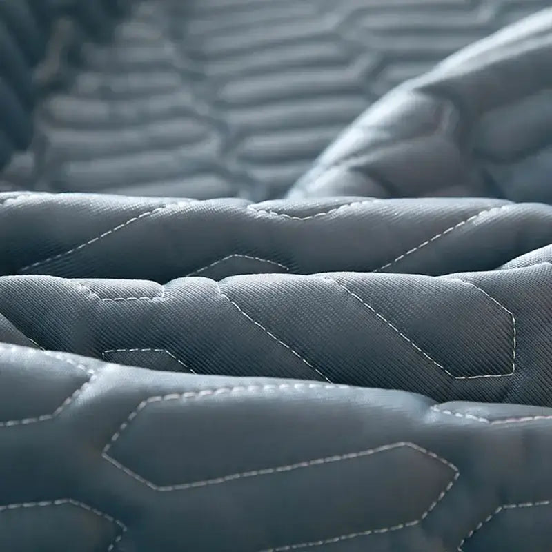 DecorBites™ Cooling Latex Fitted Sheet Set: Soft 3-Layer Mattress Protector for Hot Sleepers