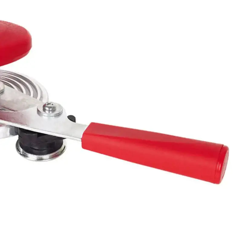 Red and black sealer crimper seaming machine kitchen metal tool