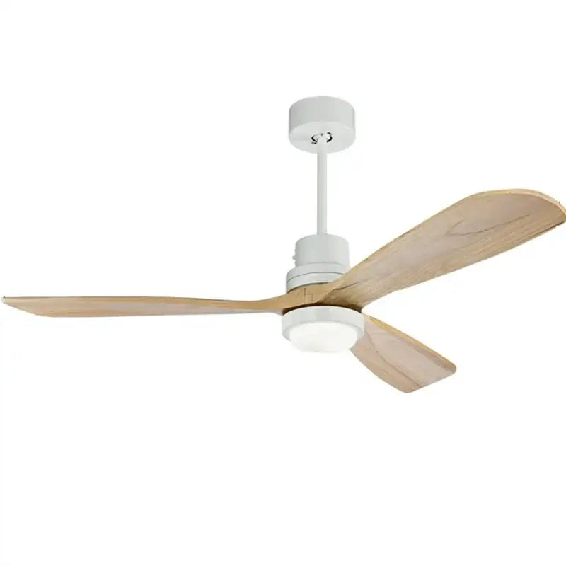Retro black and dark wood ceiling fan with 15w ceiling lights bedroom
