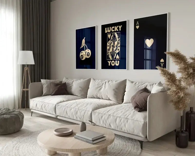 Retro queen theme beige wall art posters bedroom decor