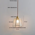 Ribbed teal blue glass led pendant light for dining room