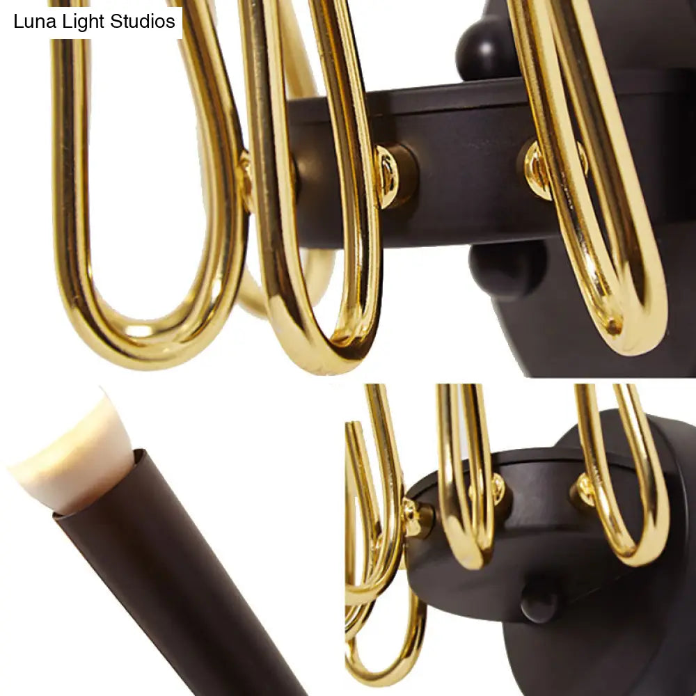 DecorBites™ Rocket Wall Lamp - Contemporary Metal Sconce with 5 Lights for Living Room