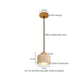 DecorBites™ Columnar Stone LED Pendant Lamp - Yellow Travertine - Nordic Minimalism