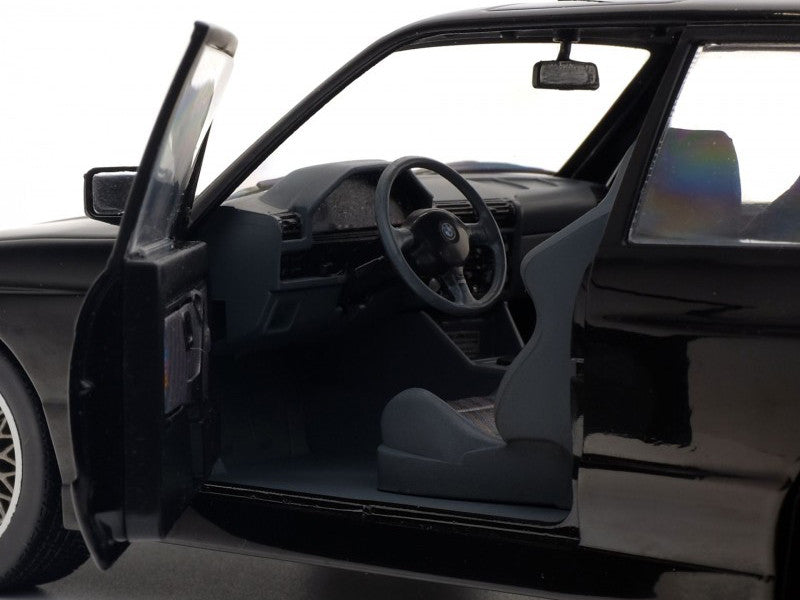1990 BMW E30 Sport Evo Black 1/18 Diecast Model Car by Solido