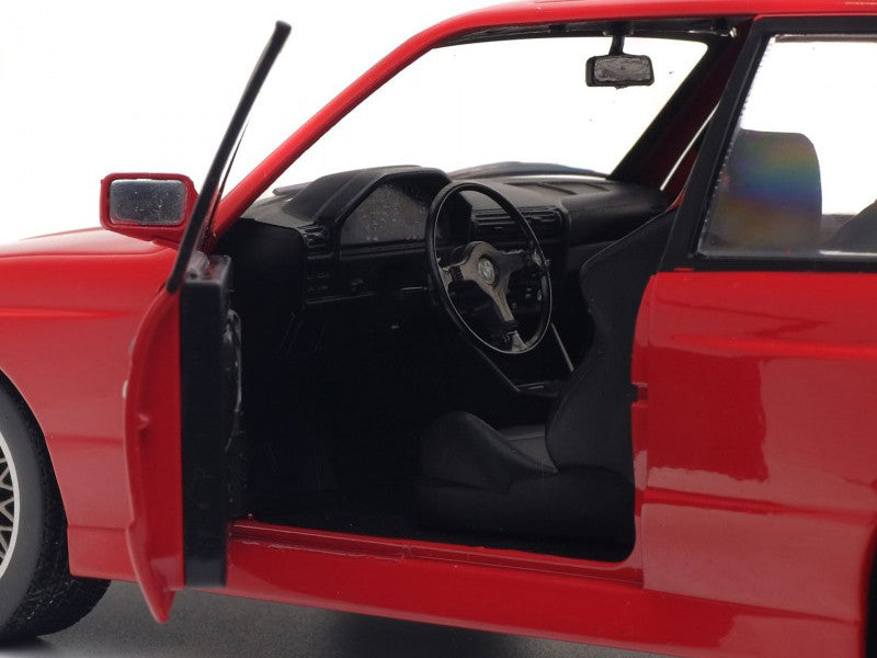 1986 BMW E30 M3 Red 1/18 Diecast Model Car by Solido