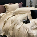 Sage green 1000tc lyocell cotton bedding set bedroom floral lace