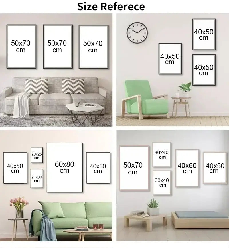 Tony montana scarface wall art print set for living room