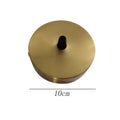 Set of 6 brushed brass ceiling plate lamp bases kitchen diy kit