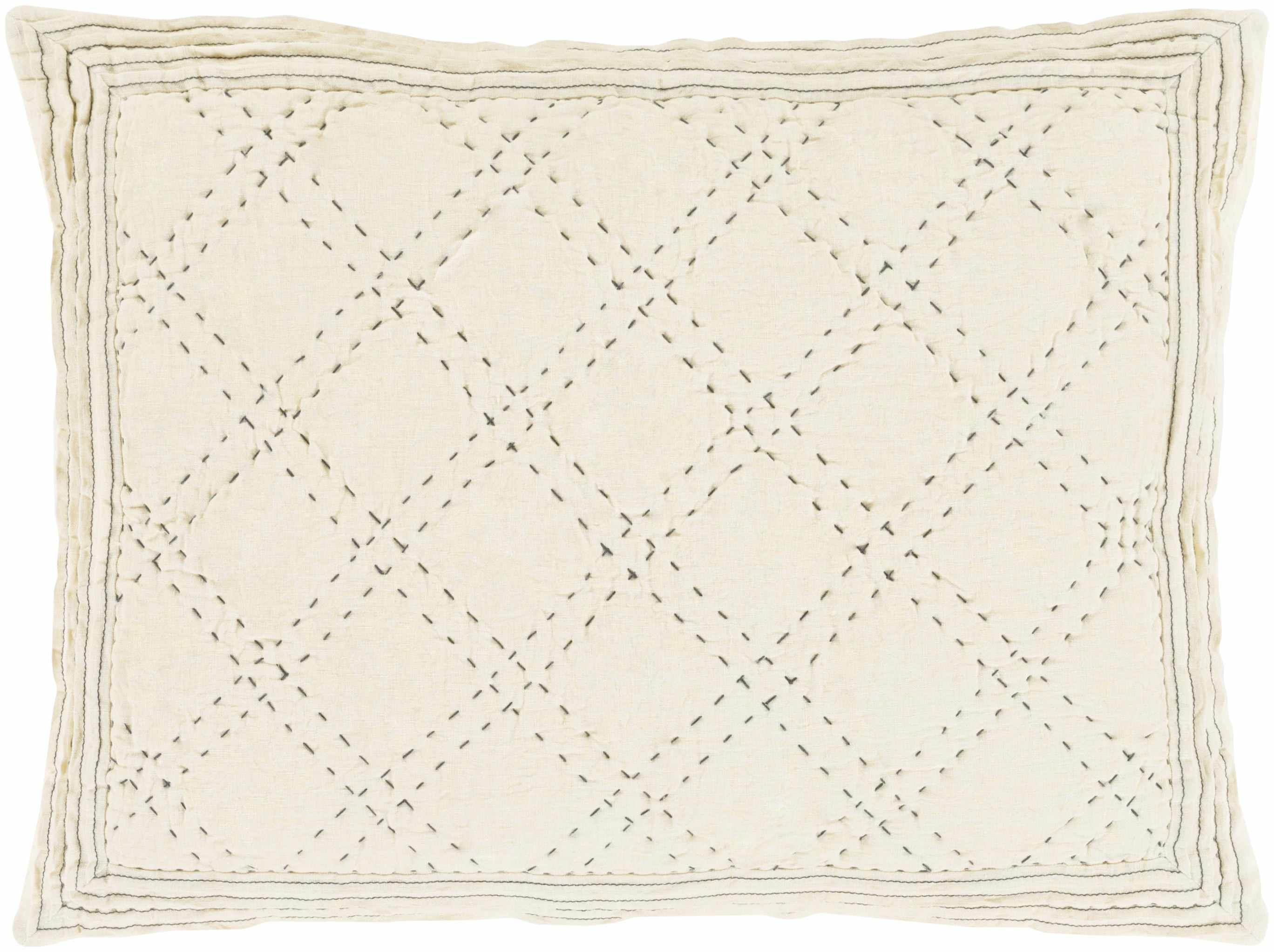 Shadehill Beige Diamond Pattern Bedding Set