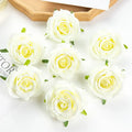 DecorBites™ 10Pcs Silk Blue Rose Wedding Party Decoration DIY Bridal Accessories Artificial Flowers