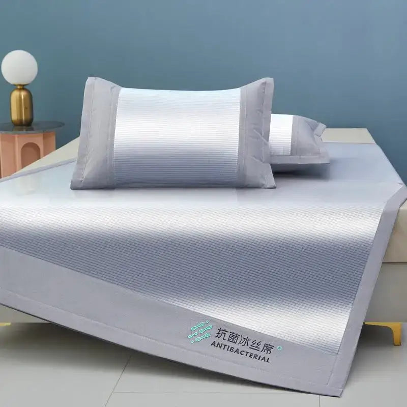 DecorBites™ Cooling Sheet 3-Piece Set for Single Twin Bed - Antibacterial Ice Silk Technology