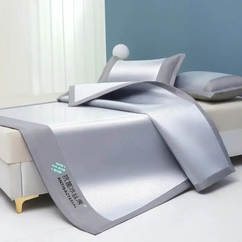 DecorBites™ Cooling Sheet 3-Piece Set for Single Twin Bed - Antibacterial Ice Silk Technology