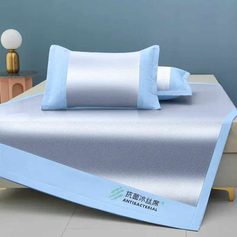DecorBites™ Cooling Sheet 3-Piece Set for Single Twin Bed - Antibacterial Ice Silk Technology