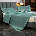 Silver carbon light cooling mat bedroom breathable bed sheet set
