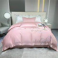 Silver gray 1200tc embroidery egyptian cotton bedding set bedroom