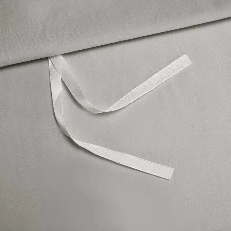 Silver satin egyptian cotton bedding set bedroom luxury 1000tc