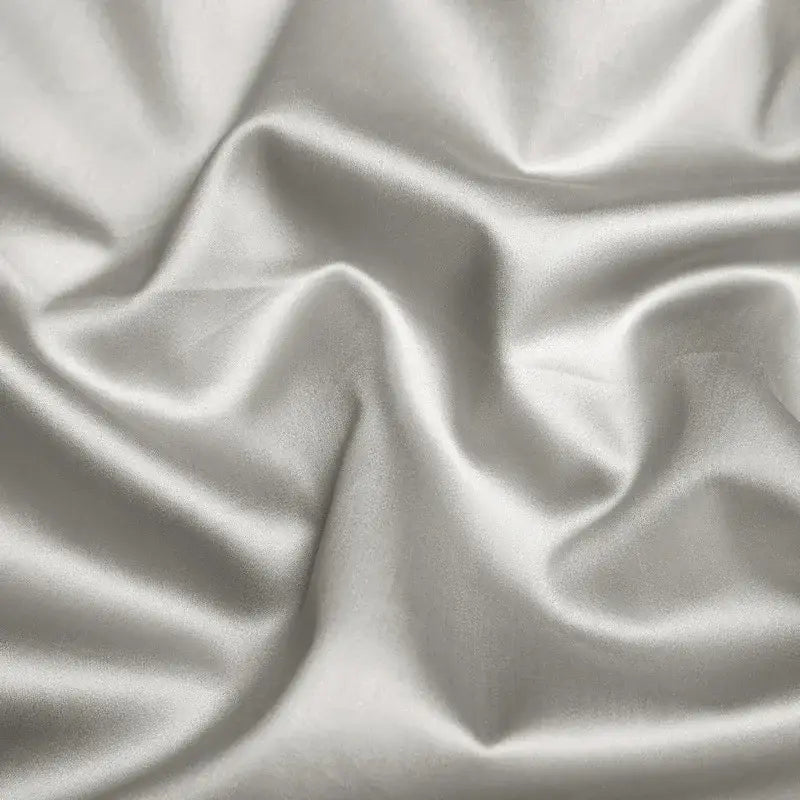 Silver satin egyptian cotton bedding set bedroom luxury 1000tc