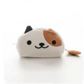 Simple Cartoon Pencil Pouch Design Soft Large Capacity Student Pencil Box Cute Pen Organizer