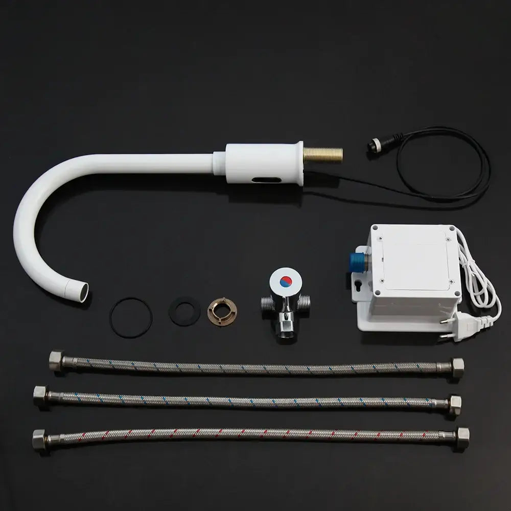 DecorBites™ Automatic Sensor Bathroom Faucet, Solid Brass, Water Saving, Touch-Free Electric Tap