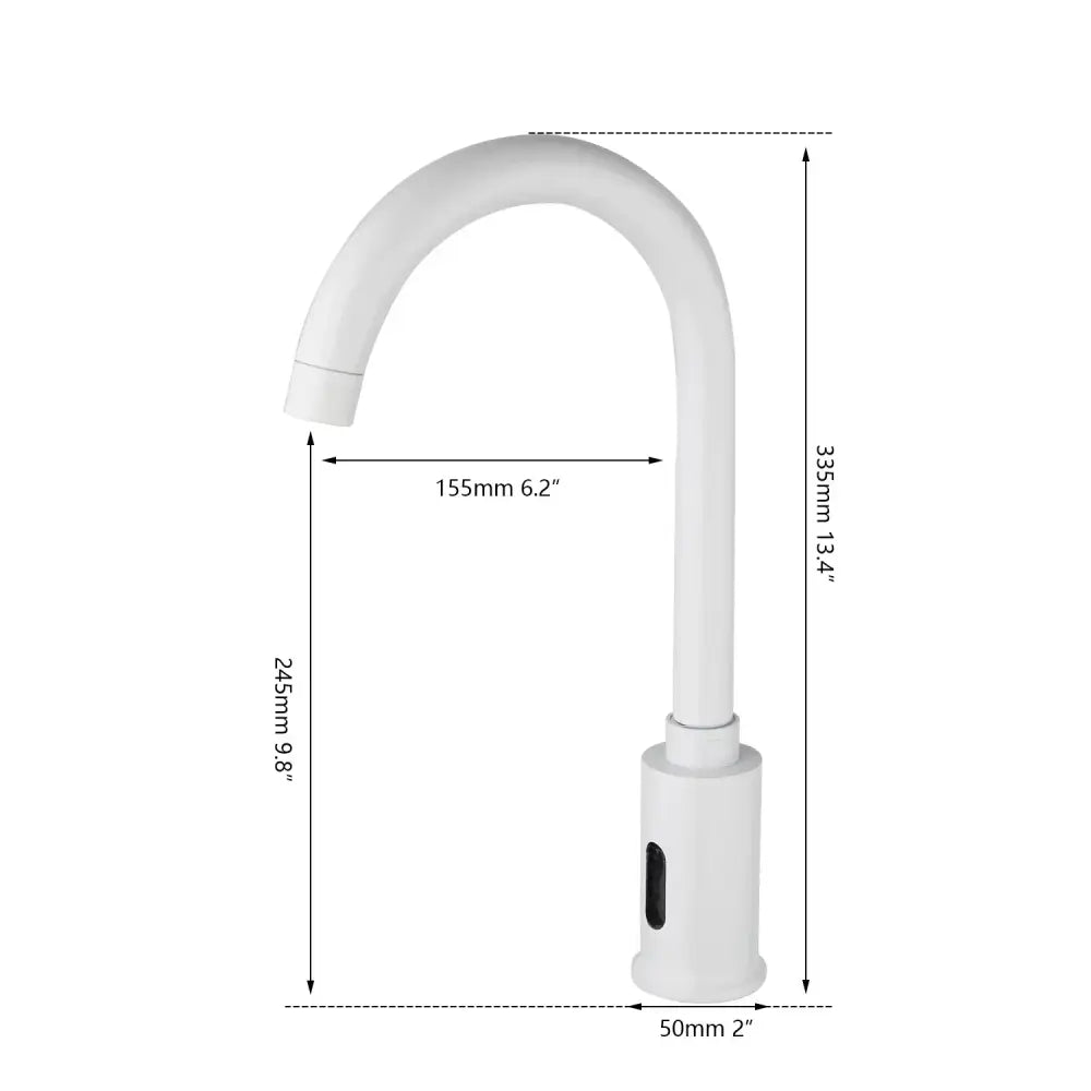DecorBites™ Automatic Sensor Bathroom Faucet, Solid Brass, Water Saving, Touch-Free Electric Tap