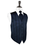 Striped Satin Tuxedo Vest 11