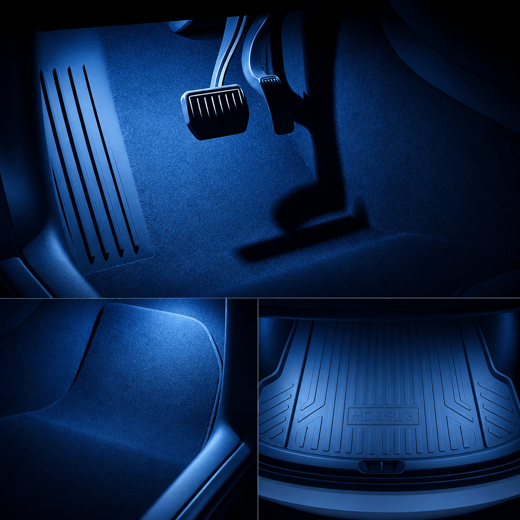 TESERY Footwell LED Lights for Model 3/Y/S/X