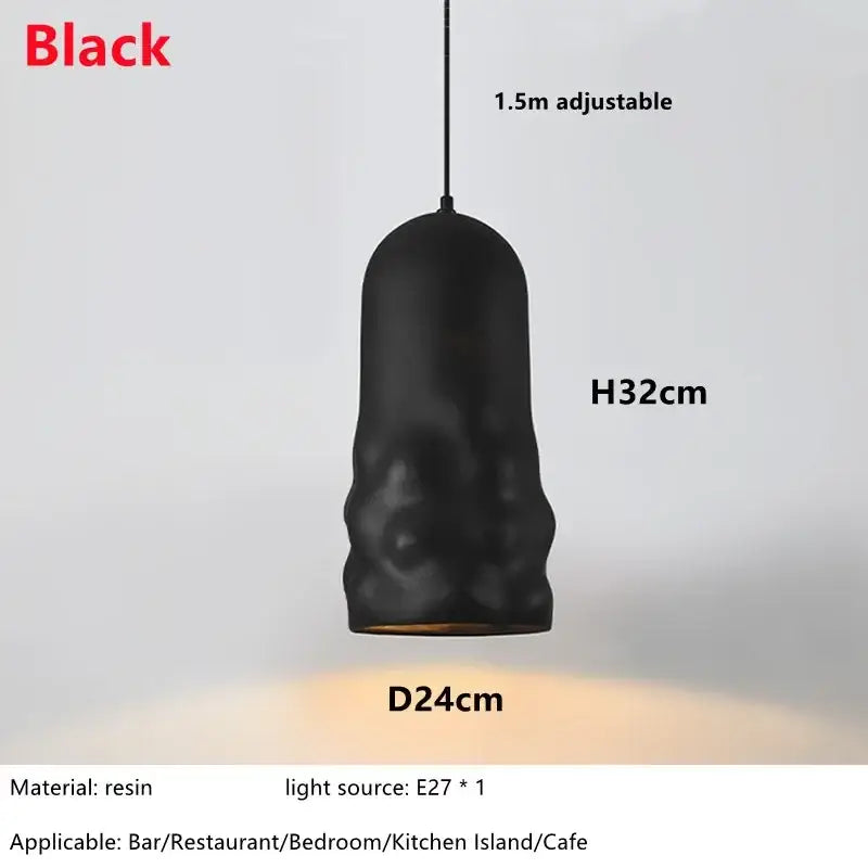 DecorBites™ Creamy Wind Pendant Lamps for Dining Room, Bedroom, Cafe, Bar Table Home Decor