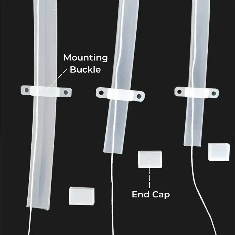 DecorBites™ 12mm LED Silicone Tube Waterproof Strip Light Channel Diffuser for Flexible Lighting