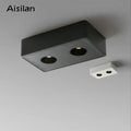 Ultra-thin black 24w led ceiling spot light for living room