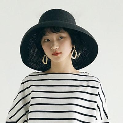 Unique Vintage Handmade Women Summer Hat Stylish Design Women's Summer Hat  Beach Holiday Foldable Comfortable Hat For Summer Portable Luxury Female Wide Hat Solid Color