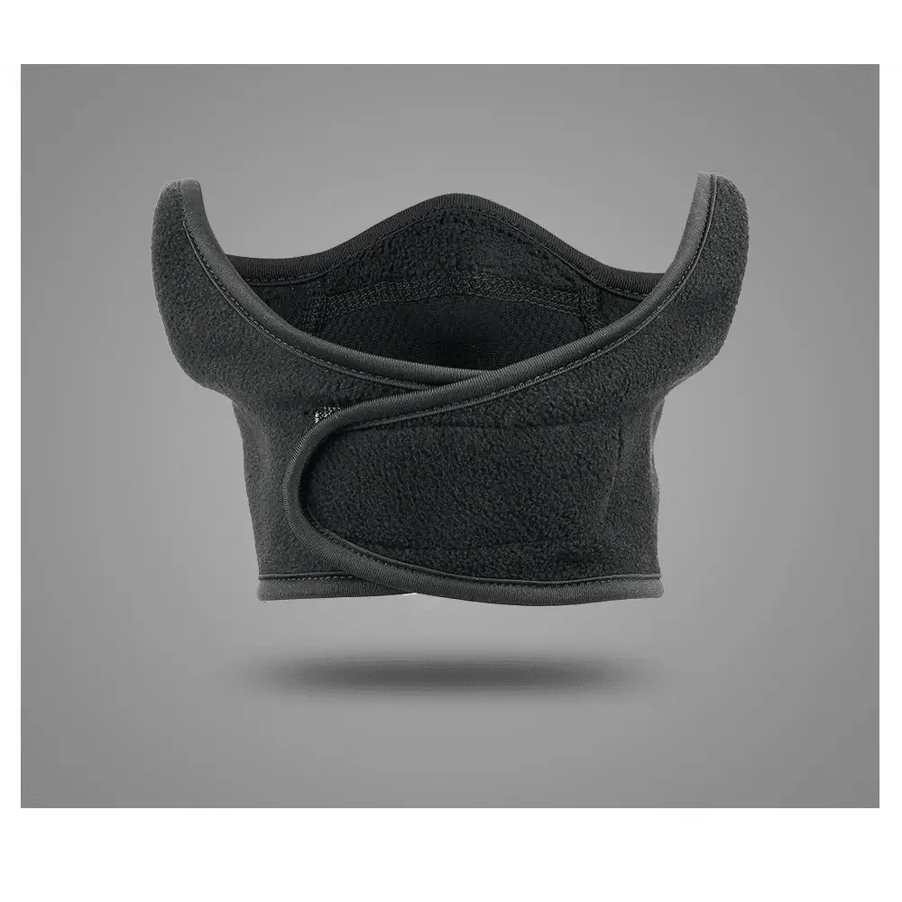 Unisex Breathable Black Half Ski Windproof Sport Mask Face Cover Ear Warmer For Winter Weather Men Running Thermal Masks Scarf Snowboard Ski Mask Neck Warmer