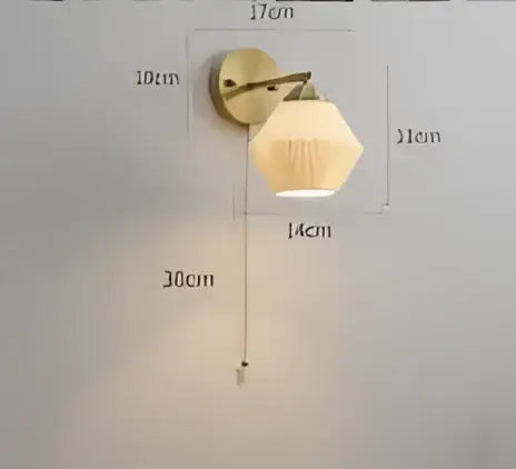 DecorBites™ LED Wall Lamp with Knob Switch, 4W Home Lighting
