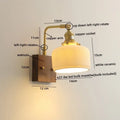 DecorBites™ Ceramic LED Wall Lights with Pull Chain Switch, Nordic Bedside Lamp for Home Decor