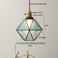 DecorBites™ Blue Glass LED Pendant Light - Modern Nordic Style for Bedroom, Living Room