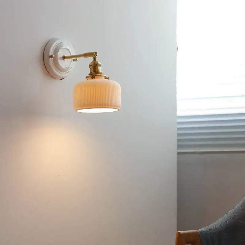 DecorBites™ Copper Arm LED Wall Sconce for Bedroom Bathroom Mirror Stair Light