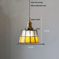 DecorBites™ Brass LED Pendant Light with Adjustable Glass & Wood Hang Lamp