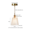 Vintage green brass glass led pendant light for kitchen