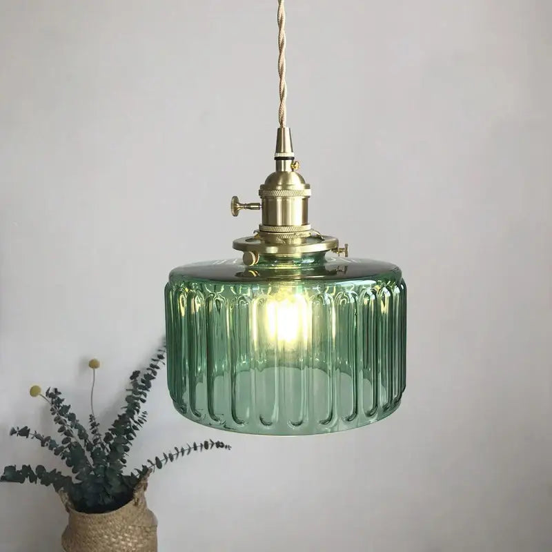 DecorBites™ Brass Pumpkin LED Pendant Light - Japanese Style Bedroom Suspension